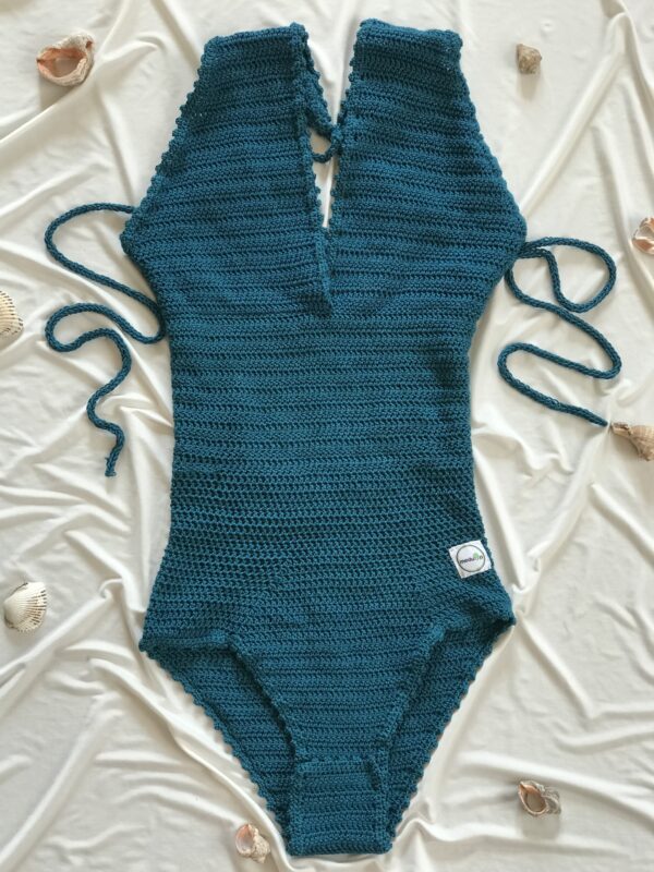 Tide Lace-Up One-Piece Swimsuit - Image 3