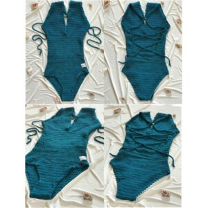 Tide Lace-Up One-Piece Swimsuit