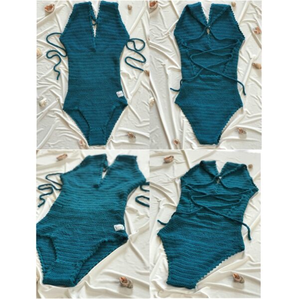 Tide Lace-Up One-Piece Swimsuit