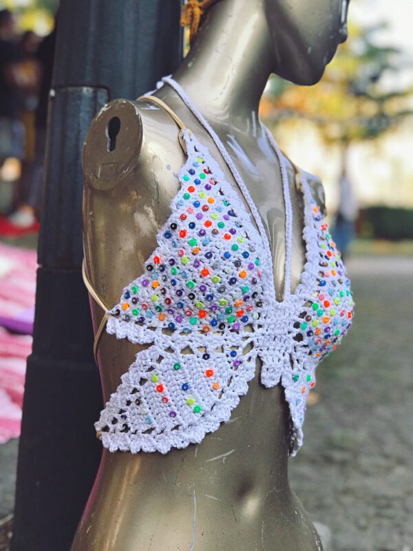 Butterfly Beaded Halter Top - Image 10