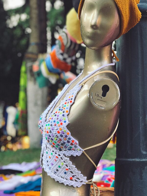Butterfly Beaded Halter Top - Image 9