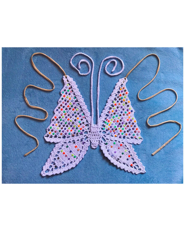Butterfly Beaded Halter Top - Image 4