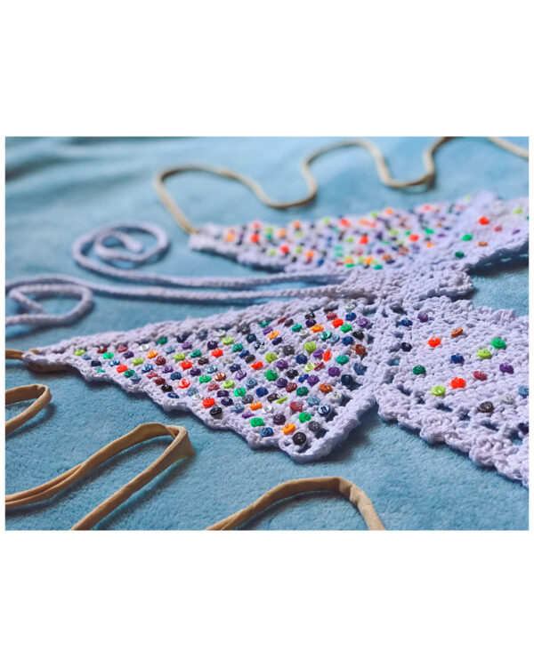 Butterfly Beaded Halter Top - Image 2