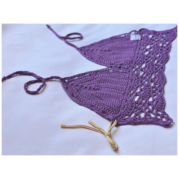 Lavender Lace Crochet Top - Image 6