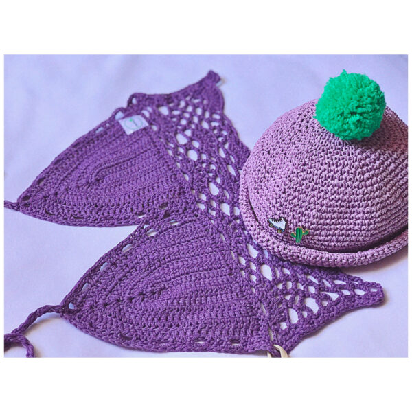 Lavender Lace Crochet Top - Image 9